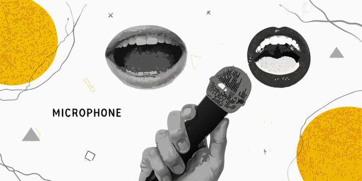 Singing speaking and broadcasting a visual representation of vocal performance