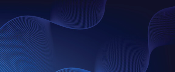 Premium background design with diagonal dark blue line pattern. abstract dark blue background. wavy lines background. eps 10