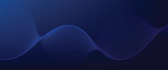Premium background design with diagonal dark blue line pattern. abstract dark blue background. wavy lines background. eps 10