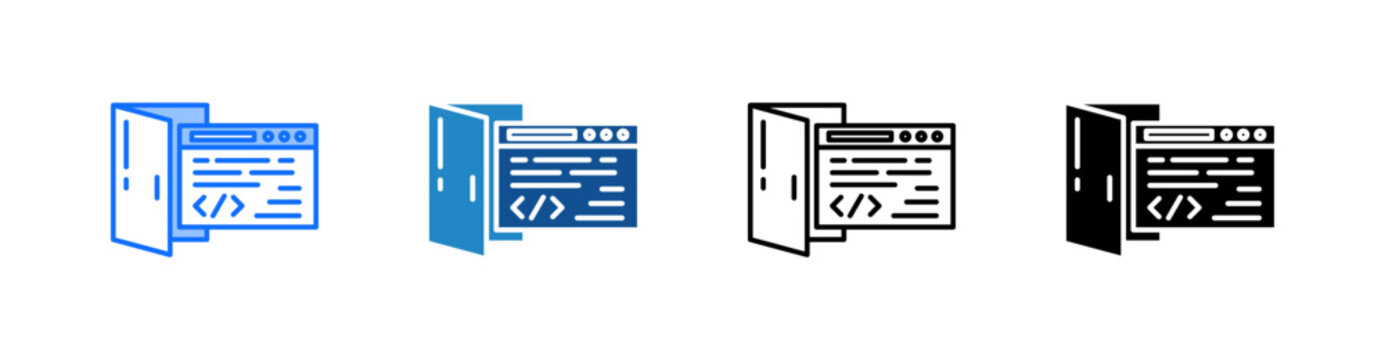 Backend Multiple Style Icon Set 