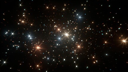 Obraz premium Celestial Cluster of Stars in Deep Space