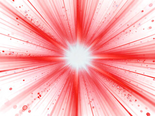 Radiant Red Flare Sparkle and Lens Blur Illustration