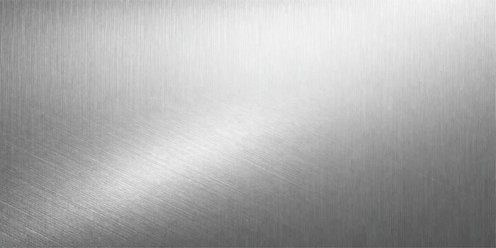Brushed metal silver texture background