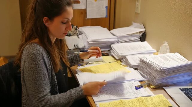 Dedicated activist preparing detailed letters and documents aimed at lawmakers to support legislative reform initiatives.