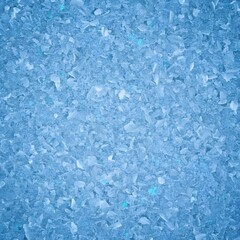 Obraz premium Cool Blue Ice Crush Texture, Abstract Background of Broken Ice and Salt Crystals