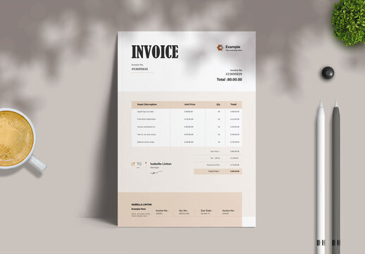 Clean Invoice