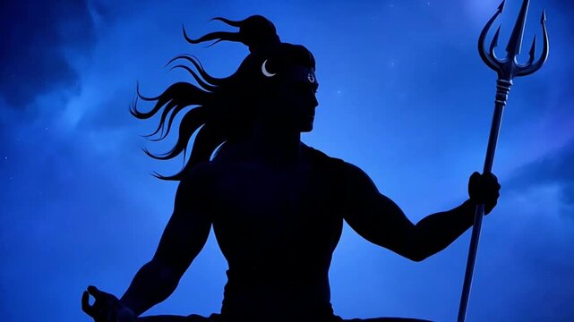 Lord Shiva wallpaper with a stunning silhouette