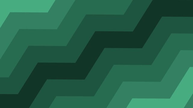Abstract Zigzag Pattern in Dark Green and Black