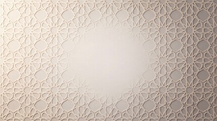 Intricate geometric pattern with a central light gradient, evoking a sense of elegance and tradition.