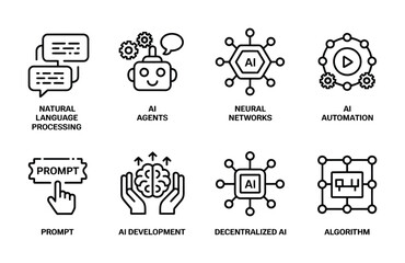 Vector illustration showcasing business and marketing concepts with clear icons © Betto