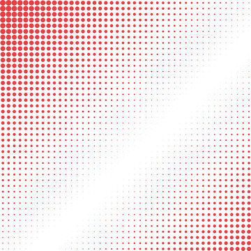 Vector red dot background design. Transparent background EPS version.