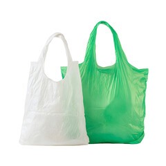 Professional Image of Cloth and Plastic Bags Highlighted Together