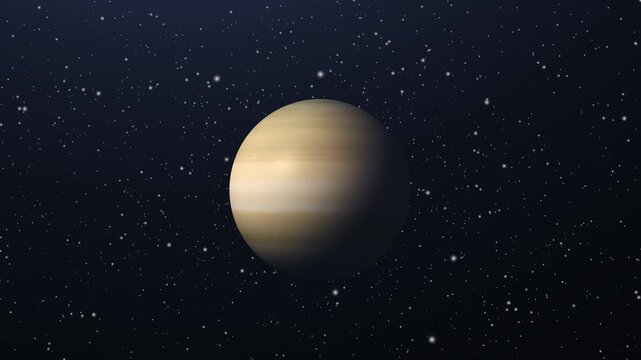 Orbiting Planets of the Solar System in Outer Space