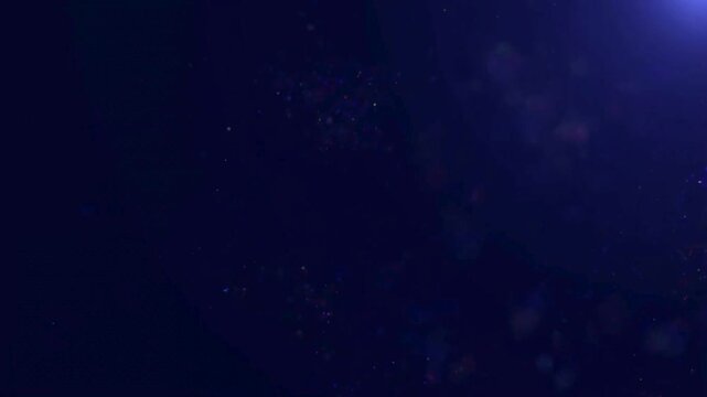 Dynamic burst of tiny colorful particles 