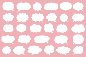 吹き出し口を自由に動かせるシンプル吹き出し