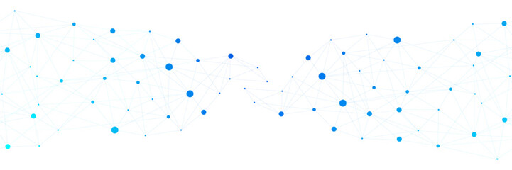 Polygon geometric network technology connect lines and dots background. Network data flow. Big data visualization. Neural network © Accountanz