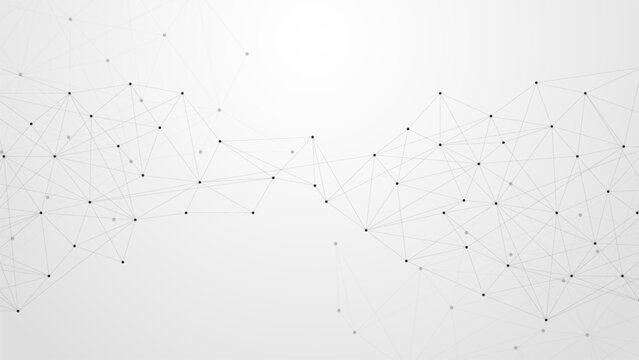 Abstract digital network plexus technology connection background