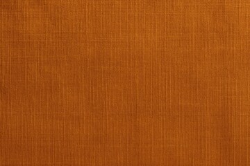 Textured warm orange fabric background.