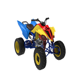 Colorful Quad Bike for Off Road Adventures © khairunnisa