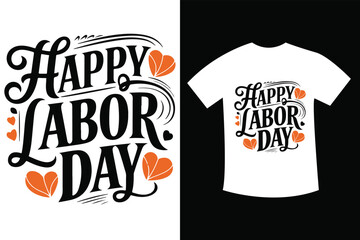 Celebrate with these festive happy labor day themed t-shirt designs