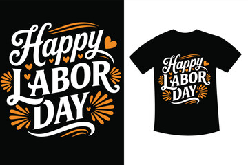 Celebrate with these festive happy labor day themed t-shirt designs
