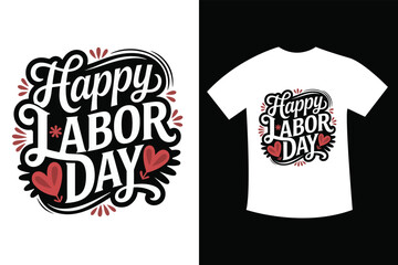Celebrate with these festive happy labor day themed t-shirt designs