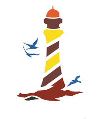 lighthouse icon set