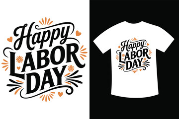 Celebrate with these festive happy labor day themed t-shirt designs