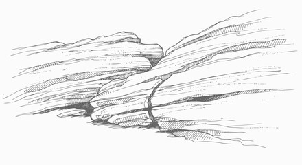 Pencil Sketch of Wheat Sheaf Bundle.