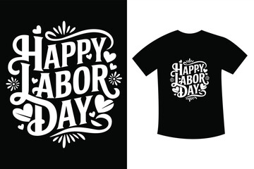 Celebrate with these festive happy labor day themed t-shirt designs