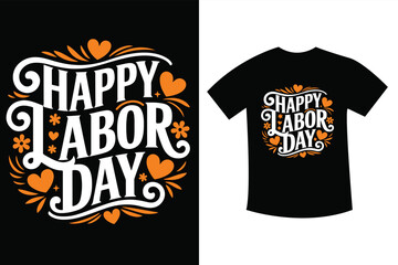 Celebrate with these festive happy labor day themed t-shirt designs