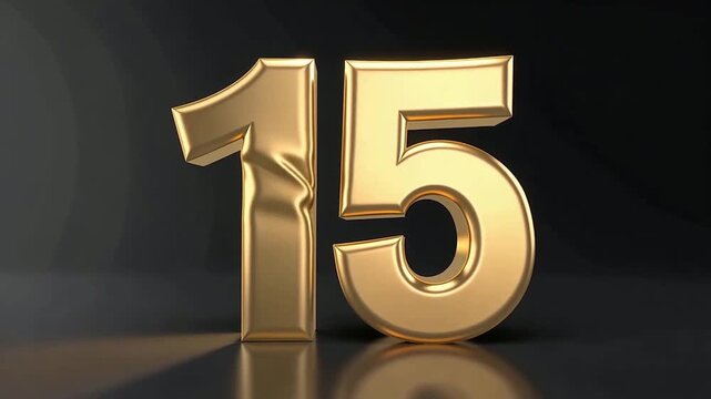 Golden Fifteen Number Frame Sequence Studio.