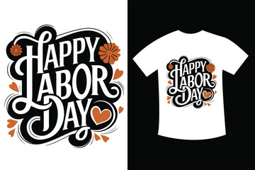 Celebrate with these festive happy labor day themed t-shirt designs