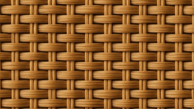 Intricate woven wicker pattern desktop wallpaper