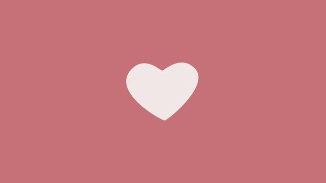 Minimal heart wipe transition.