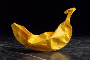 Paper Banana Sculpture