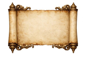 Vintage ornate scroll design