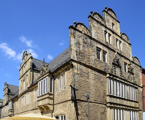 Historical City Hall in the Old Town of Stadthagen, Lower Saxony