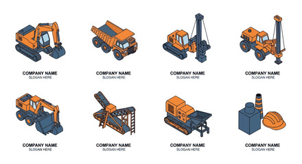 Collection of Various Heavy Machinery Equipment. © Fahri