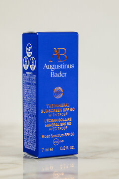 sample box of Augustinus Bader The Mineral Sunscreen SPF 50