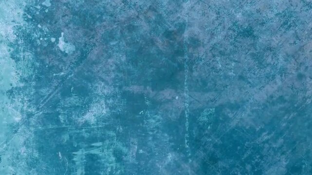 White grunge over blue background Loop. Dirt Overlay, film grain texture, vintage look, grunge texture animation. Designed grunge texture and grunge background.
