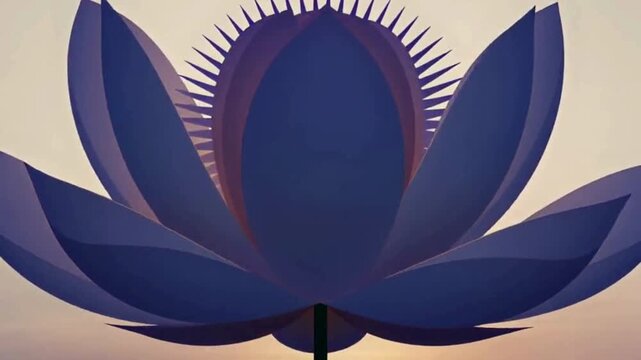 Animation video of International Yoga Day typography background