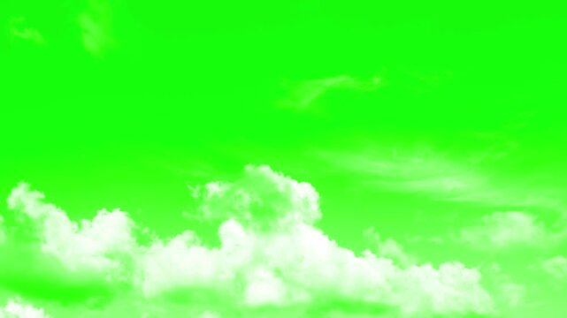 light soft panorama sunset sky background with pink clouds, White cumulus clouds on blue sky,
Blue sky background with clouds, Moving clouds motion graphics with green screen background, 