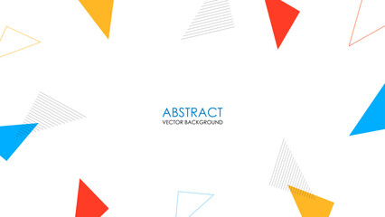 幾何学的な背景　ベクター素材