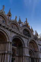 Fototapeta premium Venetian main square San Marco in winter time