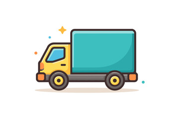 Fototapeta premium Delivery Truck Icon
