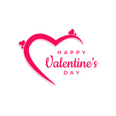 Happy valentines day icon or logo concept