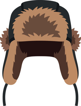 Fur Lined Trapper Hat Illustration for Winter Fashion and Outdoor Cold Weather Gear