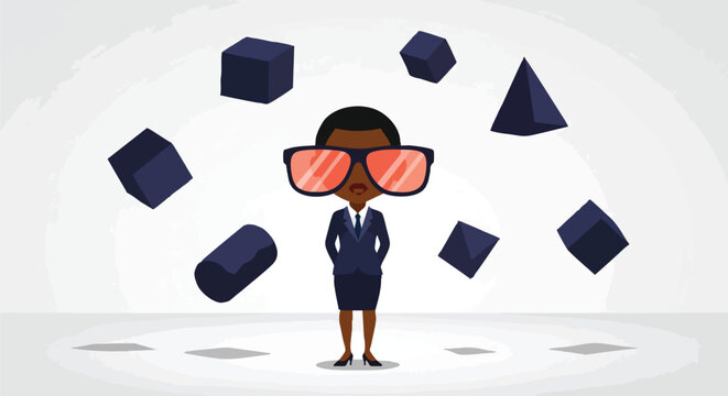 Visionary CEO Mastering Data Complexity and Advanced Corporate Strategy