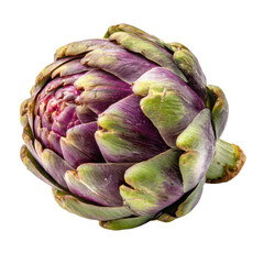 Fototapeta premium Fresh Artichoke Ready for a Healthy Meal PNG on Transparent Background